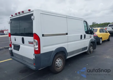 2017 Ram Promaster 1500 Low Roof 118 Wb from USA, damaged, VIN 3C6TRVNG1HE509563